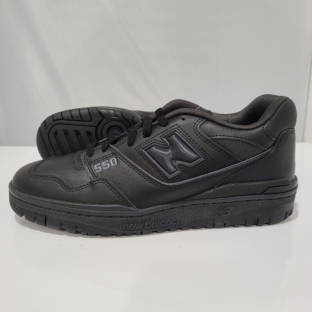 New balance 550 Baskeball Shoes Mens 'triple black' BB550BBB Brand New With OG b
